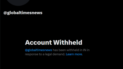 Government bans China’s Global Times’ X handle for spreading unverified claims on Indian armed forces | India News