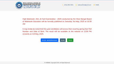 WBBME result 2025 out: High Madrasah, Alim, Fazil scores released at wbbme.org